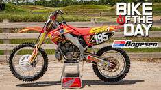 Christopher Allen Rucker's 2002 Amsoil Honda CR250 | Bike of the Day